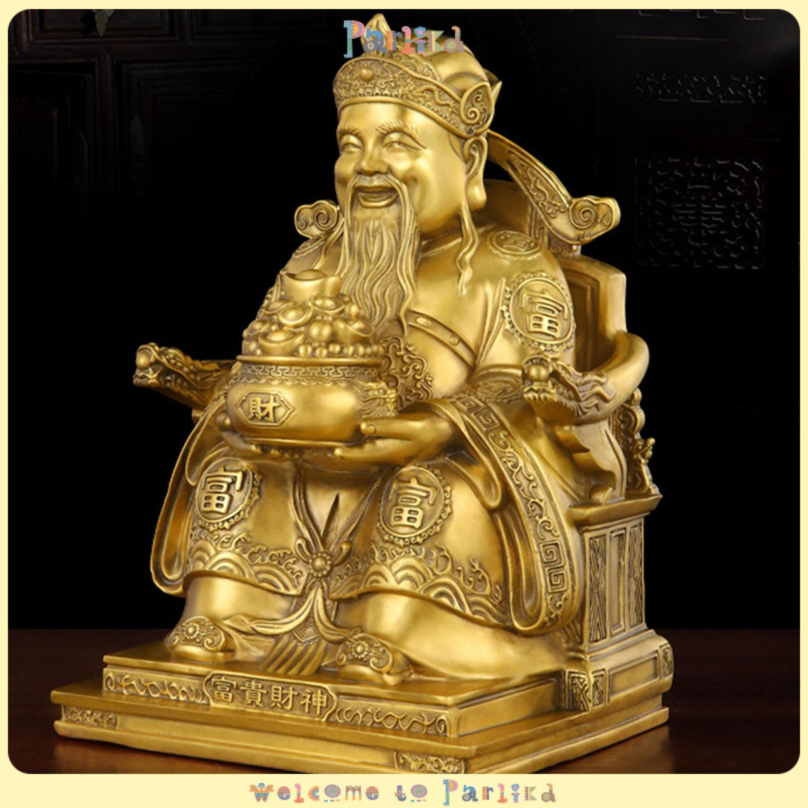 LOVIVER God of Wealth Statue Housewarming Gift Collectible Desktop Statue Cai Shen Statue for Bedroom Office Festival Home Hotel ราคา 6,004 บาท*ส่งฟรี