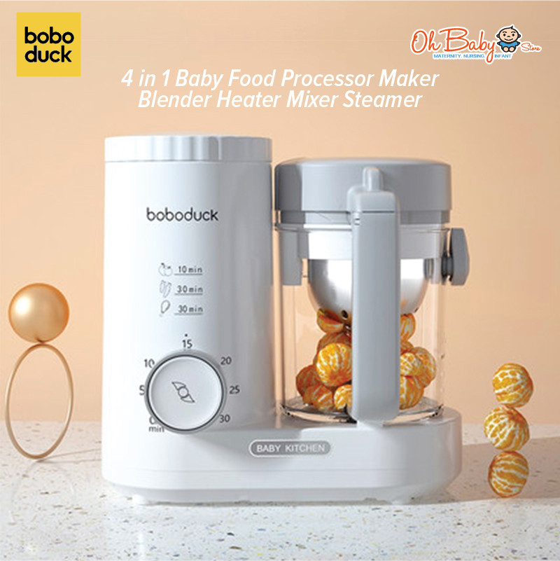 Boboduck Baby 4 in 1 Food Processor Food Maker Blender Heating / Steam / Defrost / Blend