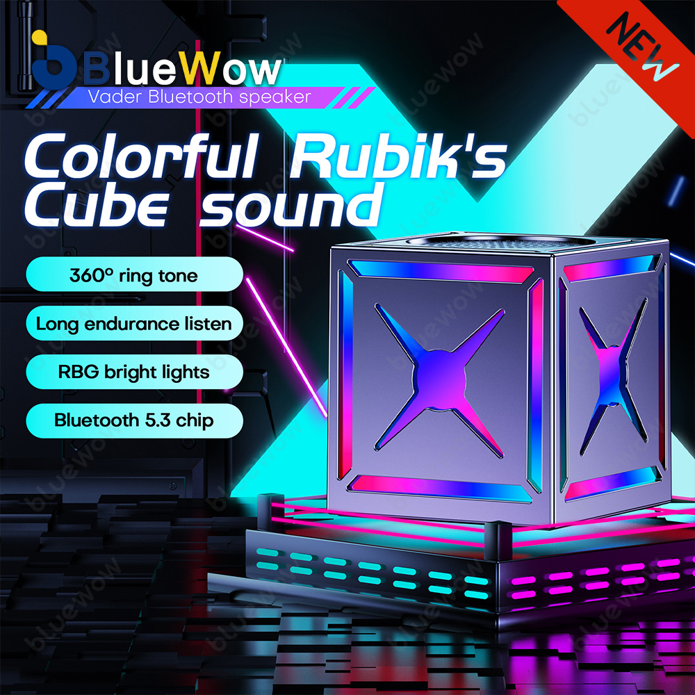 BlueWow Bluetooth Speaker Mini Portable wireless speaker with Stereo Pairing Hands-Free Call for Travel Outdoor Wireless Speakers ราคา 297 บาท*ส่งฟรี