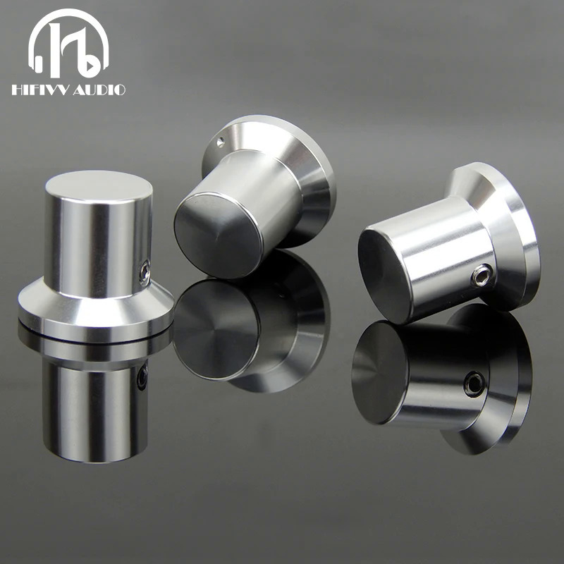 Bộ khuếch đại âm thanh HIFI núm âm lượng Nhôm 1 chiếc núm điều chỉnh khuếch đại đường kính 25mm Chiều cao 22mm