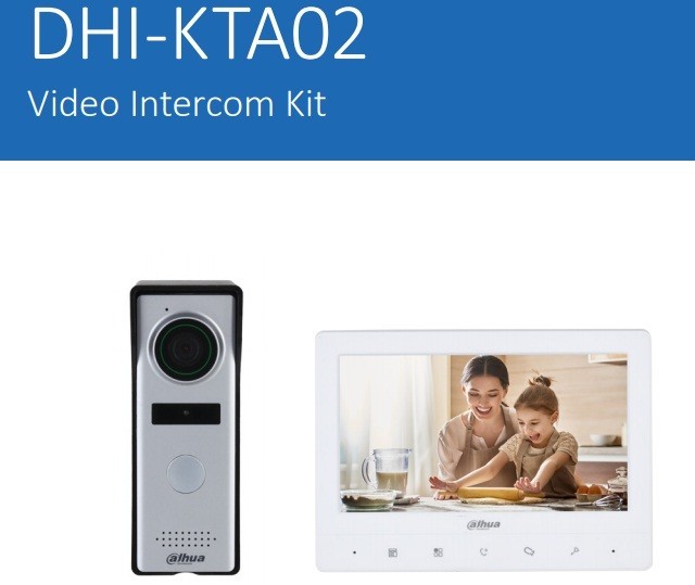 DAHUA VIDEO INTERCOM KIT ANALOG DOORPHONE BELL KTA02 / KIT DHI-KTA02-Shelishop13 Harga  1,658,000 rupiah*Gratis Ongkir