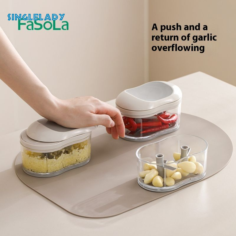 Garlic cutter Household multifunctional hand-push garlic cutter, garlic wringer and garlic press, garlic and garlic. Beat garlic and cut garlic