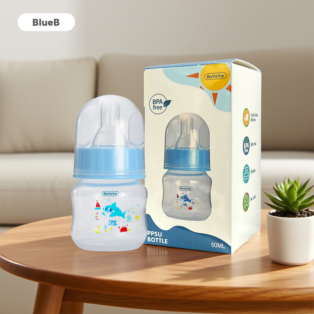 Mumystation Botol Susu Bayi Dot Nipple Standard Bottle Susu 50ML Feeding Bottle Anti Kolik