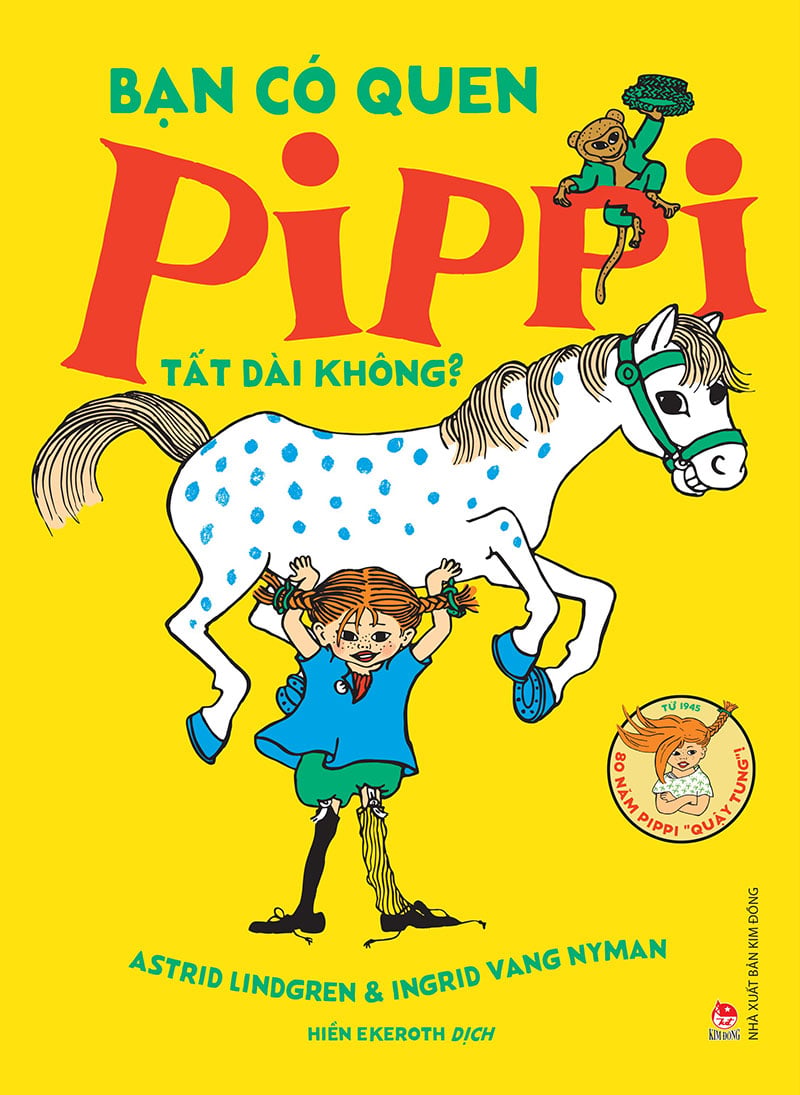Kim Đồng - Bộ truyện - Pippi Tất Dài (4 cuốn)