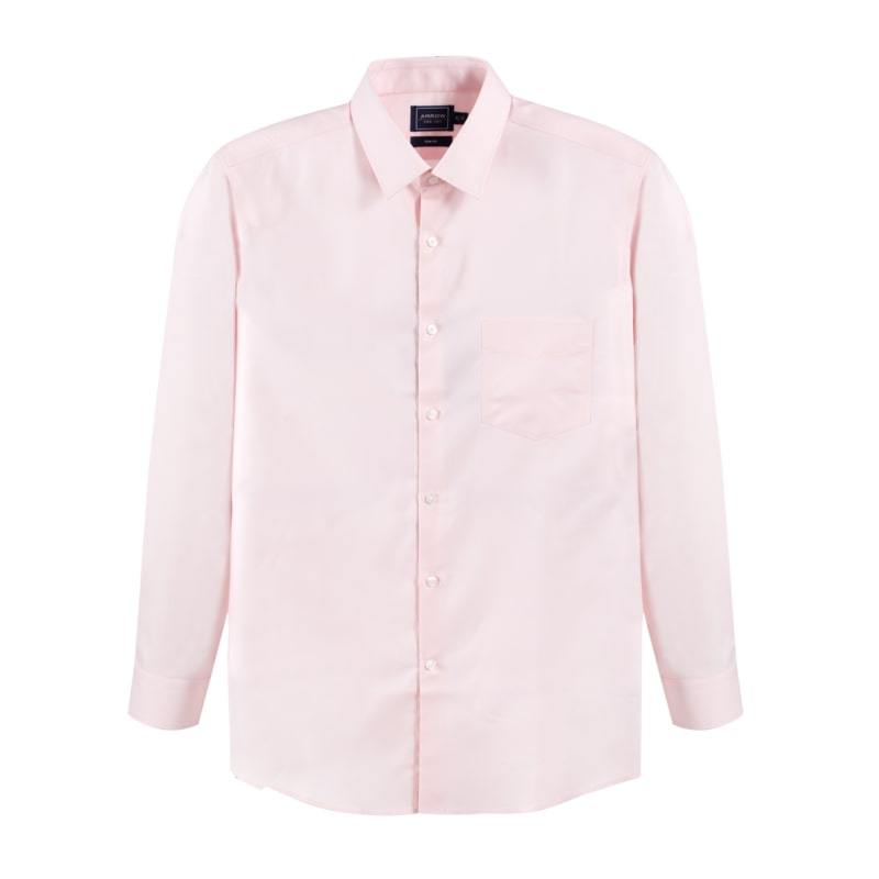 ARROW เสื้อเชิ้ตสีชมพู แขนยาว มีกระเป๋า Non Iron ทรง Slim MACS807 LP ราคา 1,090 บาท*ส่งฟรี
