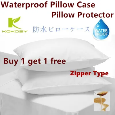 kOKOSY Buy 1 get 1 free! Kokosy Waterproof pillow case/ Zipper Type Pillow protector