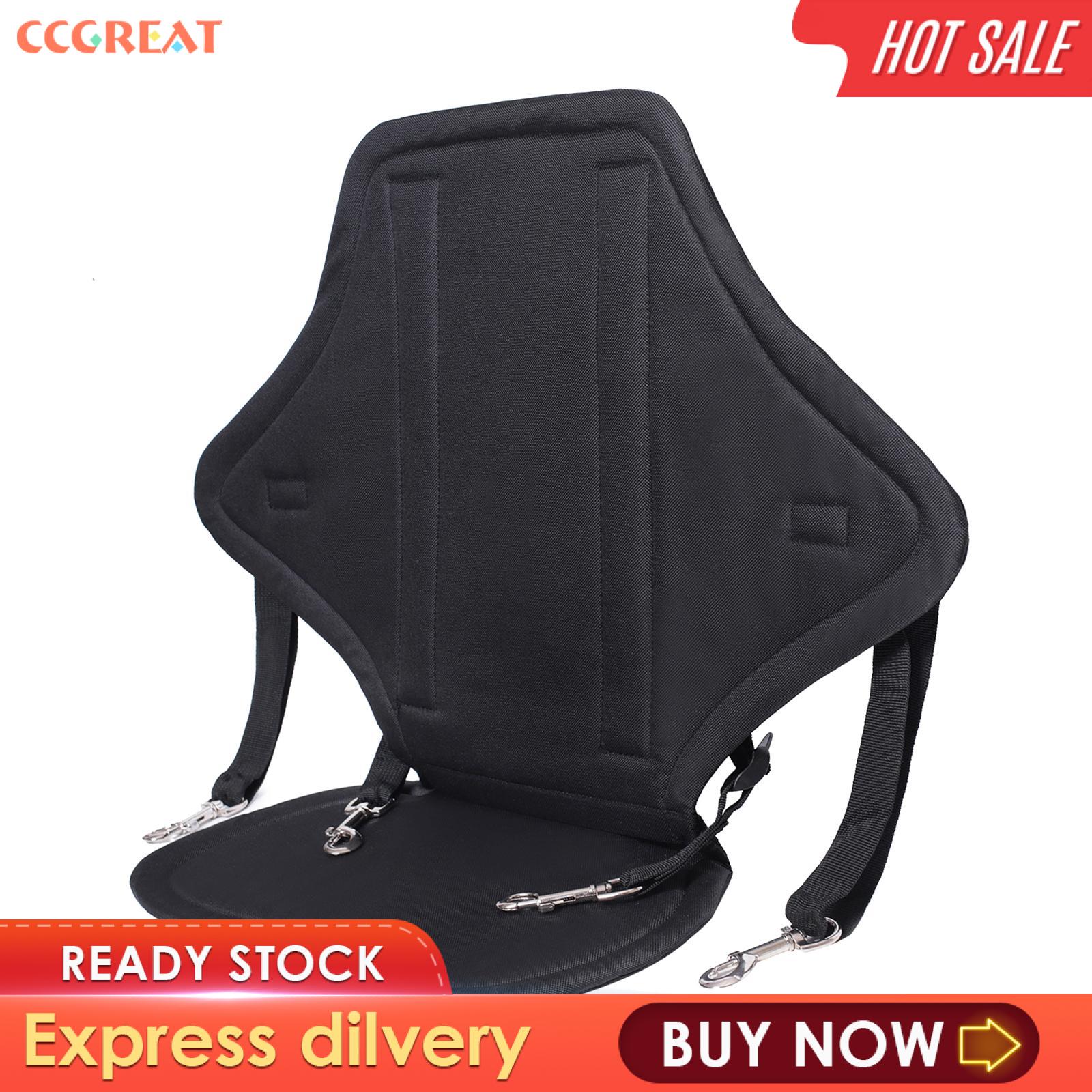 Ccgreat ghế Kayak với dựa lưng ghế đệm di động cho ngồi trên đầu có thể điều chỉnh ngồi Pad Nylon li