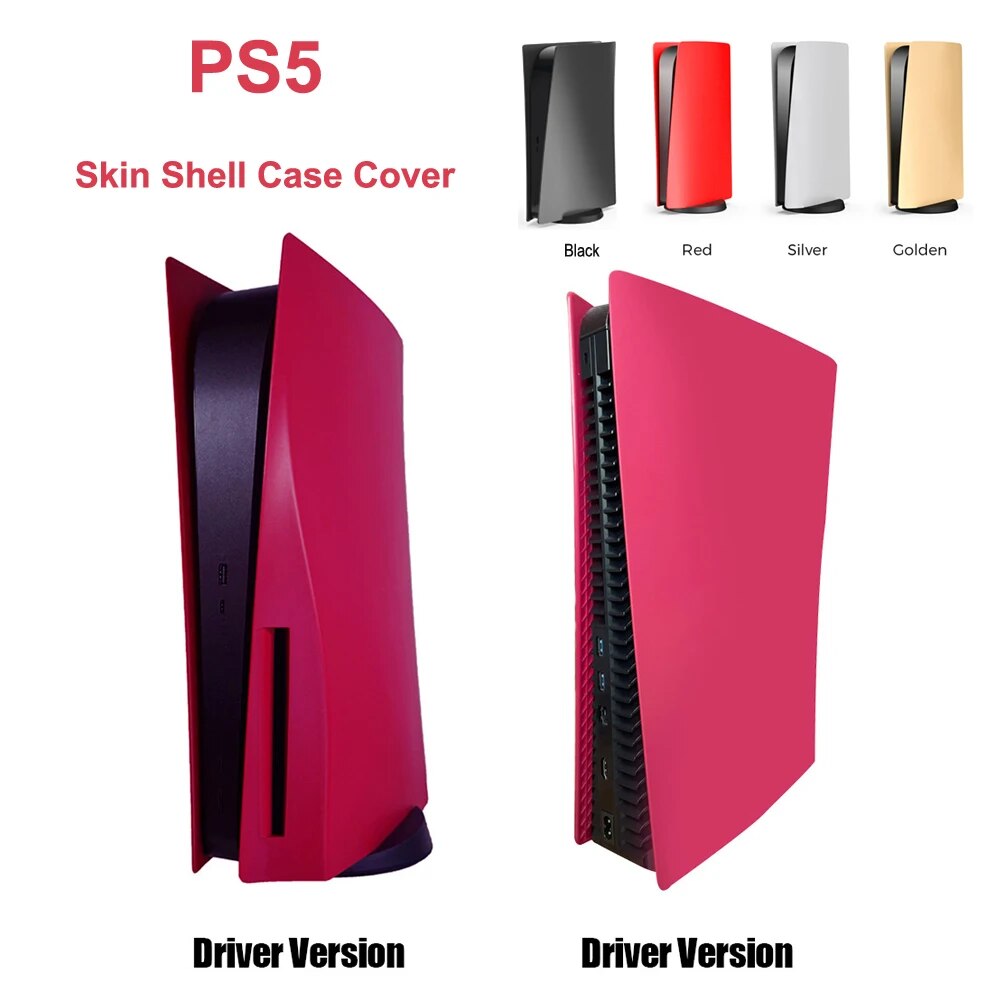 【Exclusive】 Hard Case Cover Replacement Plate For Ps5 Game Console Antiscratch Dustproof Skin For 5 Console Accessories