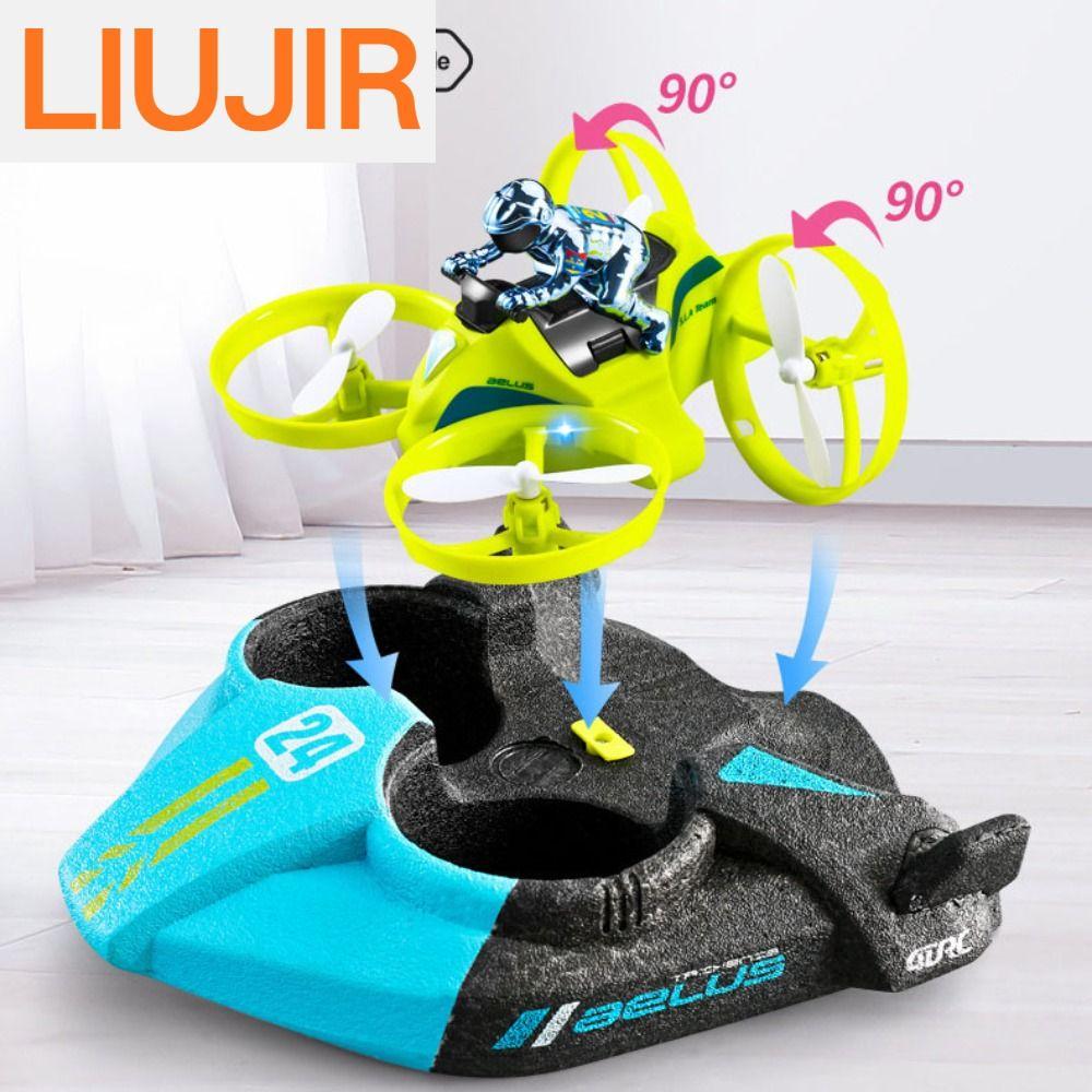 ของเล่นและโมเดลสะสม LIUJIR โฟม EPP เครื่องบิน RC ขนาดเล็ก รีโมทคอนโทรล ทะเล บก เที่ยวบินทางอากาศ เรือควอดคอปเตอร์ 3 ใน 1 ของเล่นเครื่องบิน พร้อมแสง ของเล่นเฮลิคอปเตอร์ RC สำหรับเด็กและเด็กเล็ก