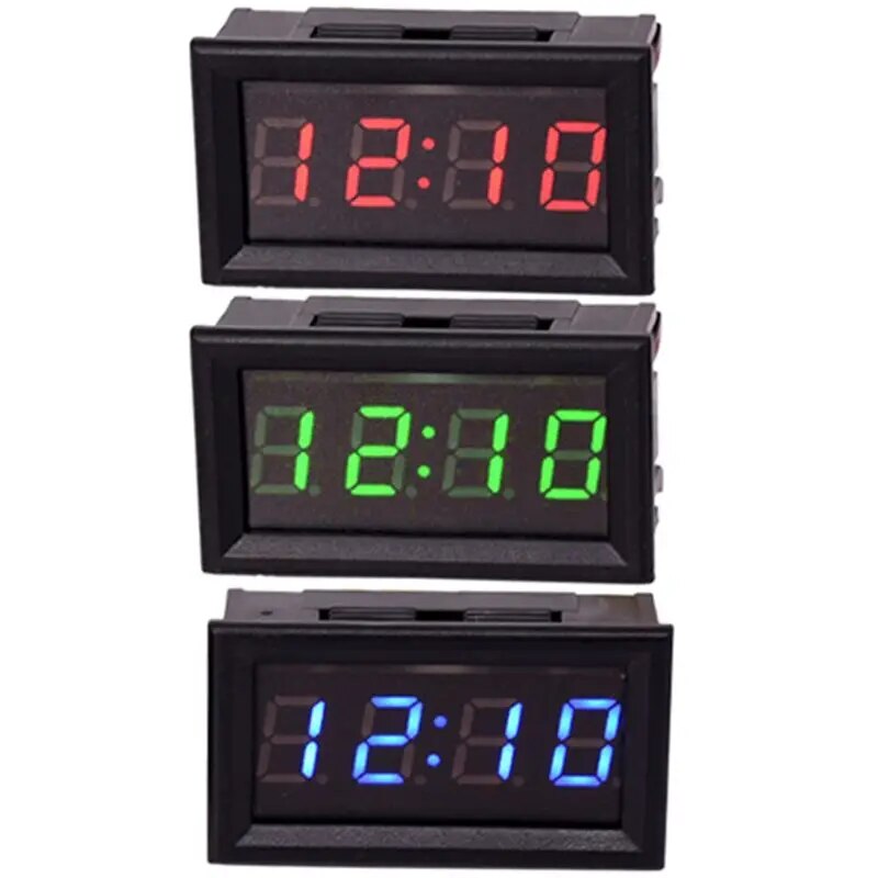 【Top Picks】 Digital Clock Electronic Clock Power-Off Memory Function Electronic Clock Digital Dc4.5-30v Car Auto Electronic Clock