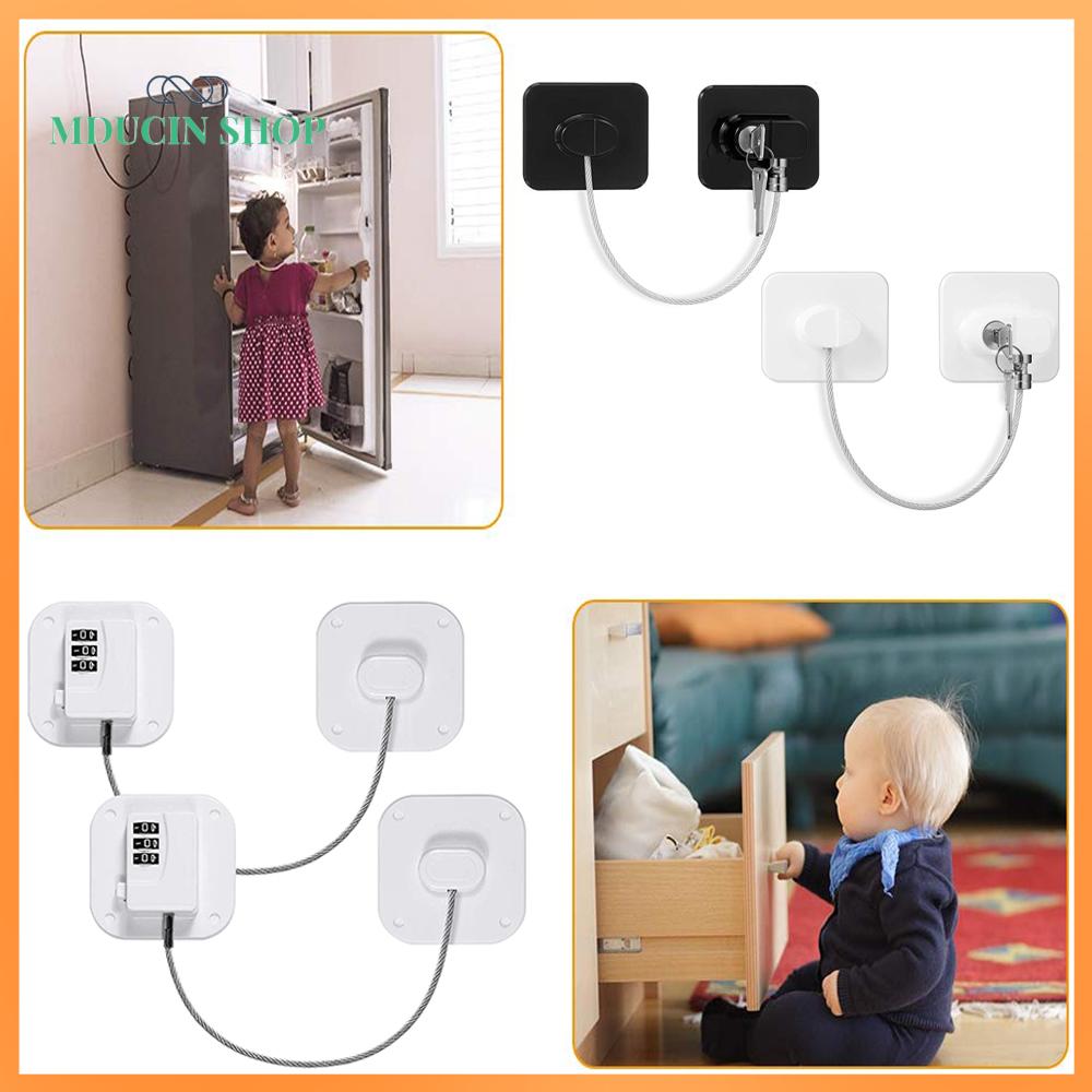 MDUCIN SHOP Ngăn  An toàn cho bé Tủ trượt Khóa tủ Mật khẩu kỹ thuật số Với khóa  loại hoặc khóa mã hóa Khóa tủ lạnh