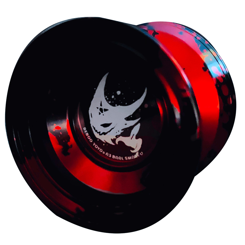 (VMHJ) Devil Imp Pattern Alloy Unresponsive Yoyo 10 Ball Bearing Yoyo for Advanced Player Kids Beginner