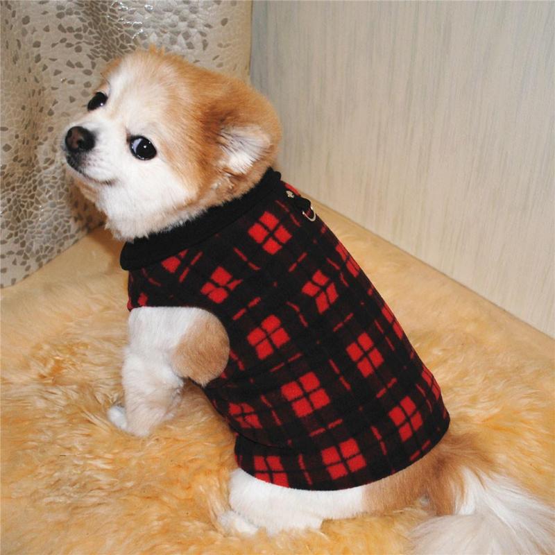 Miễn Phí Vận Chuyển Pet Dog Cat Villus Ấm Vest Puppy Doggy Trang Phục Quần Áo