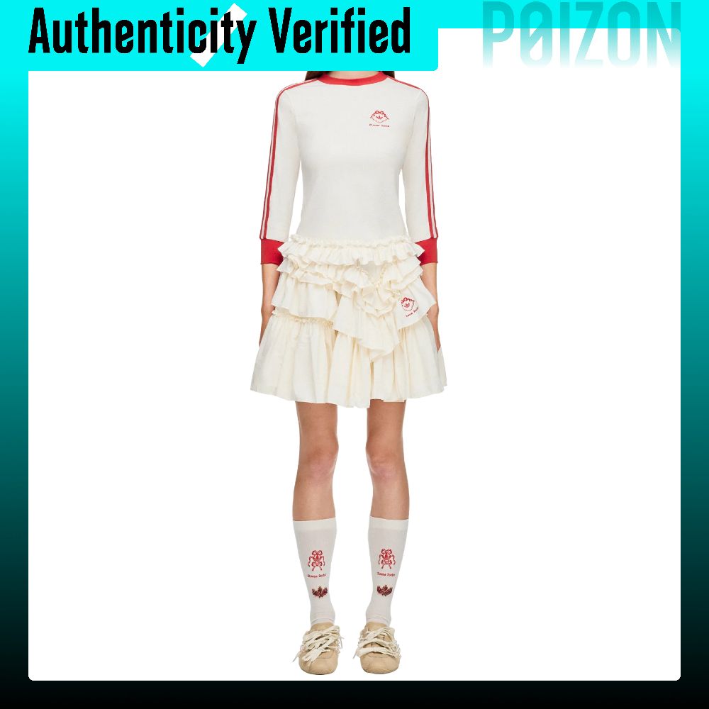 กางเกงและกระโปรงแฟชั่นสตรี adidas Originals X SIMONE ROCHA สั้นลำลองผู้หญิงสีชมพูสีขาวปานกลางสั้น KQ6958 ราคา 34,724 บาท*ส่งฟรี