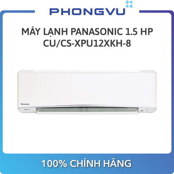 Máy lạnh Panasonic CU/CS-XPU12XKH-8 Inverter 1.5 HP (12000Btu) - Bảo hành 12 tháng  - Miễn phí giao hàng Hà Nội & TP HCM
