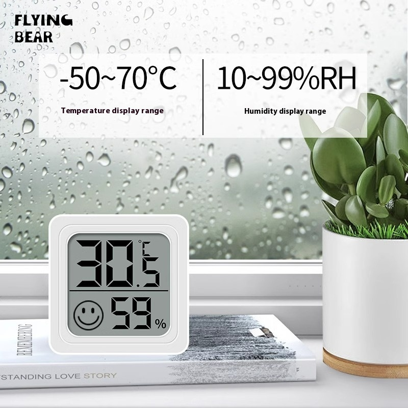 Bay gấu Độ chính xác cao trong nhà nhiệt độ và độ ẩm màn hình với màn hình hiển thị kỹ thuật số