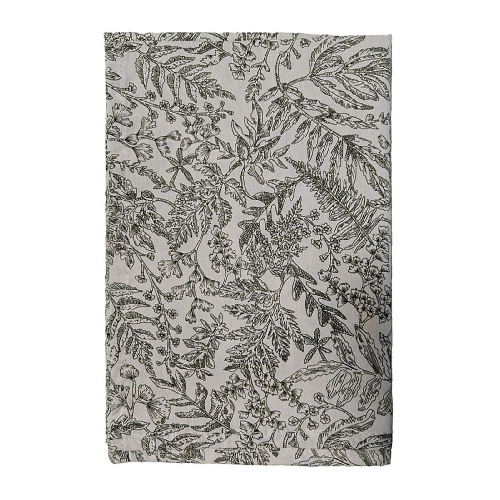 luji860136 Exquisite Decorative Napkins Natural Fabric Coasters Boho Style Plant Print Tablecloth Foldable Napkin Set – Soft Fabric Dining Table Mat for Kitchen Home Party Wedding Bar Decor - 1