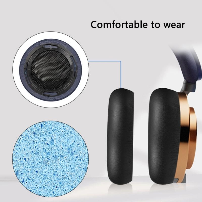 1 cặp miếng đệm tai tai nghe earmuffs cho khu vực WP01 Tai nghe Earpads miếng đệm tai bọt biển vỏ bọc đệm