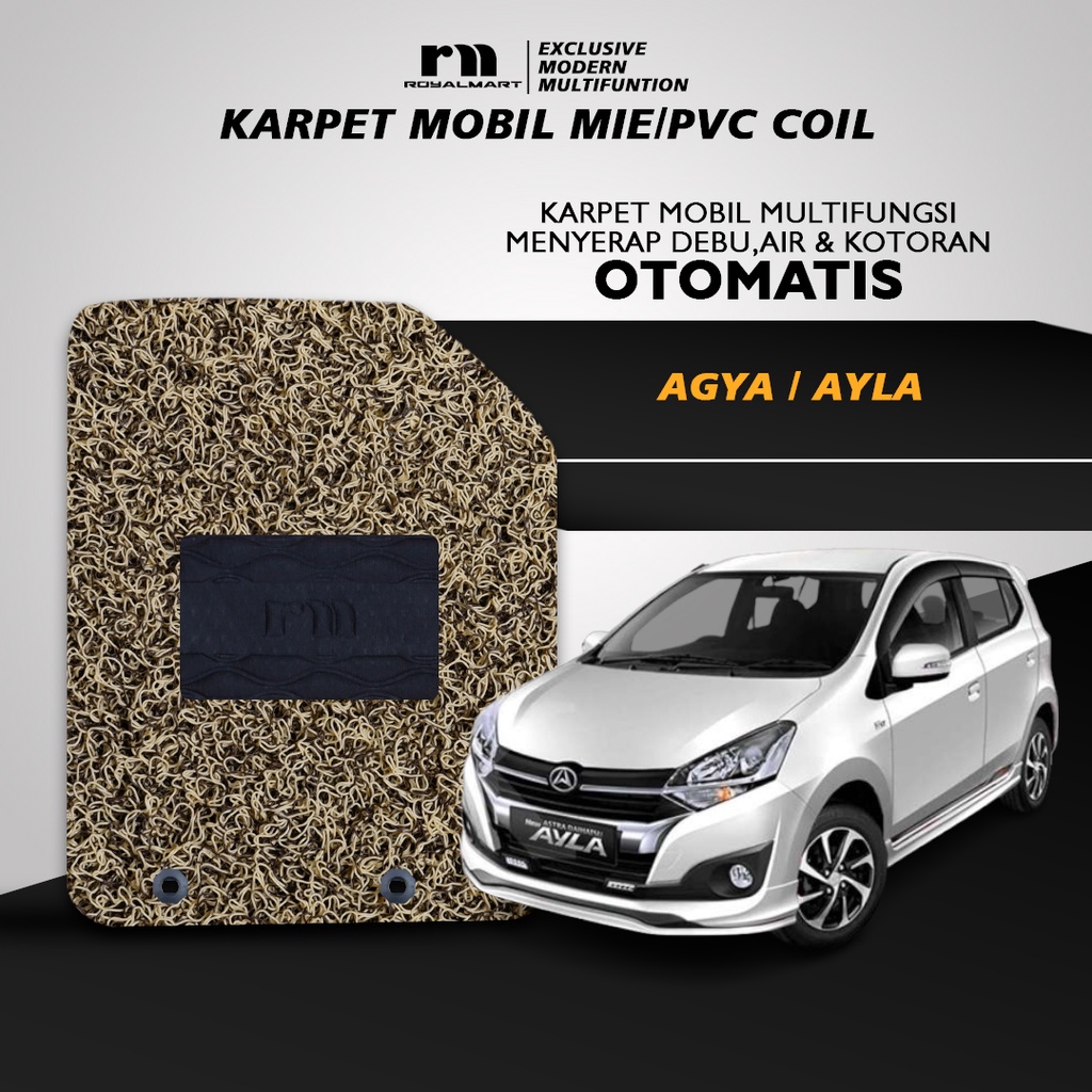 KARPET MOBIL MIE PREMIUM TOYOTA AGYA/DAIHATSU AYLA 1.0 Harga 540,000 rupiah*Gratis Ongkir
