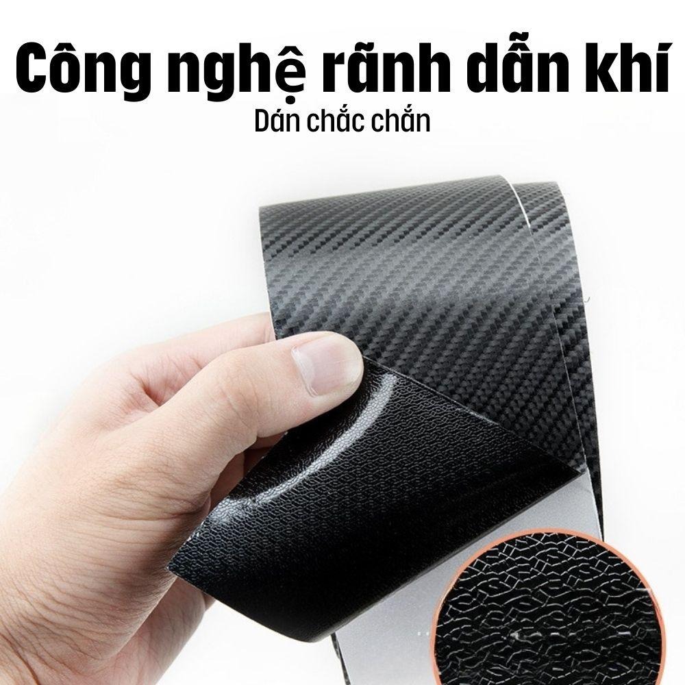 DIY Set of 3D Nano Carbon Fiber Car Decals, Door Sill Protection Stickers, Anti-Scratch Tape for Car Bumpers. Giá 36,455 Đồng*Miễn phí vận chuyển