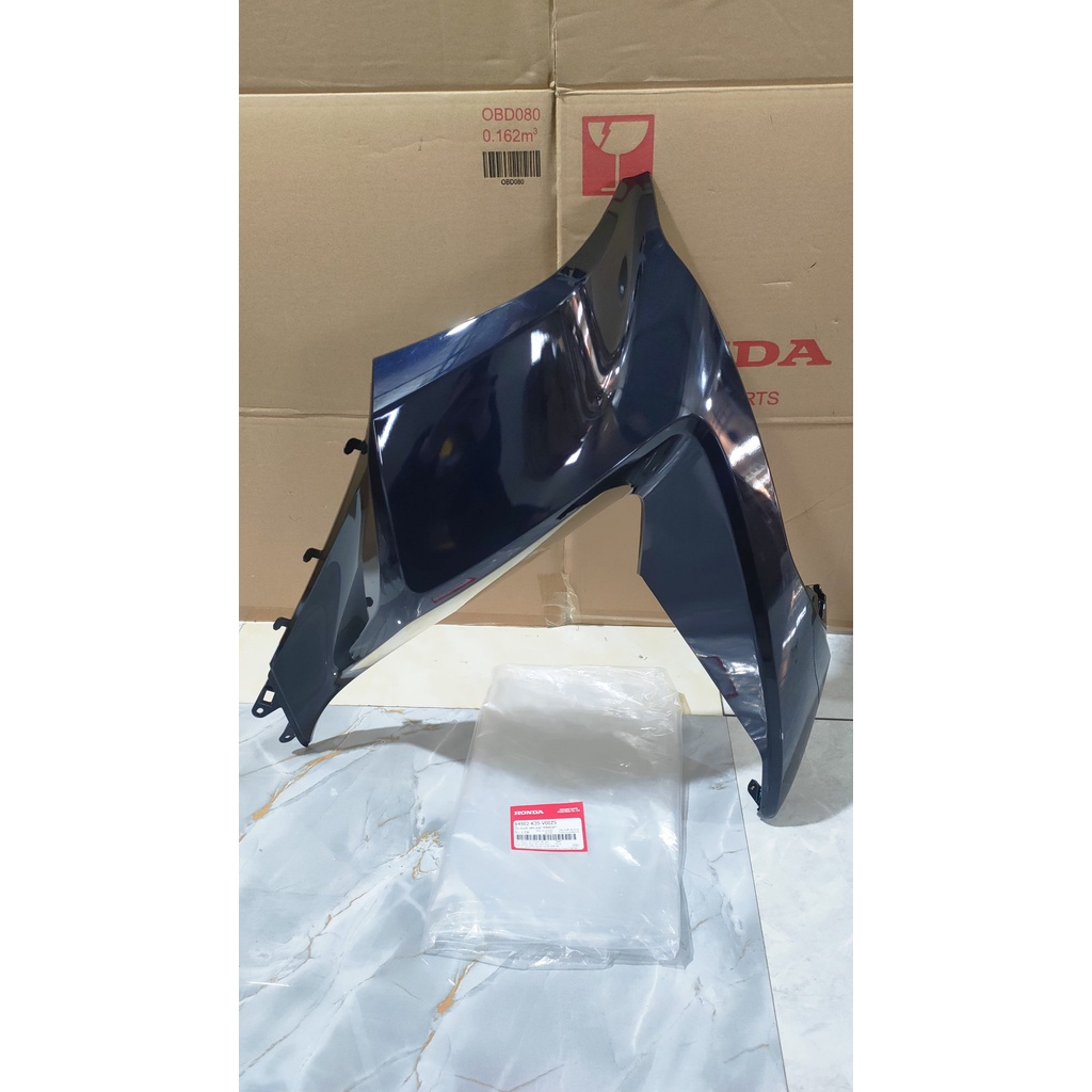 Ốp trước bên trái | cánh yếm trái PCX 125 (2014-2016) màu Xanh đen *PB403P* chính hãng Honda (64502-K35-V00ZS)