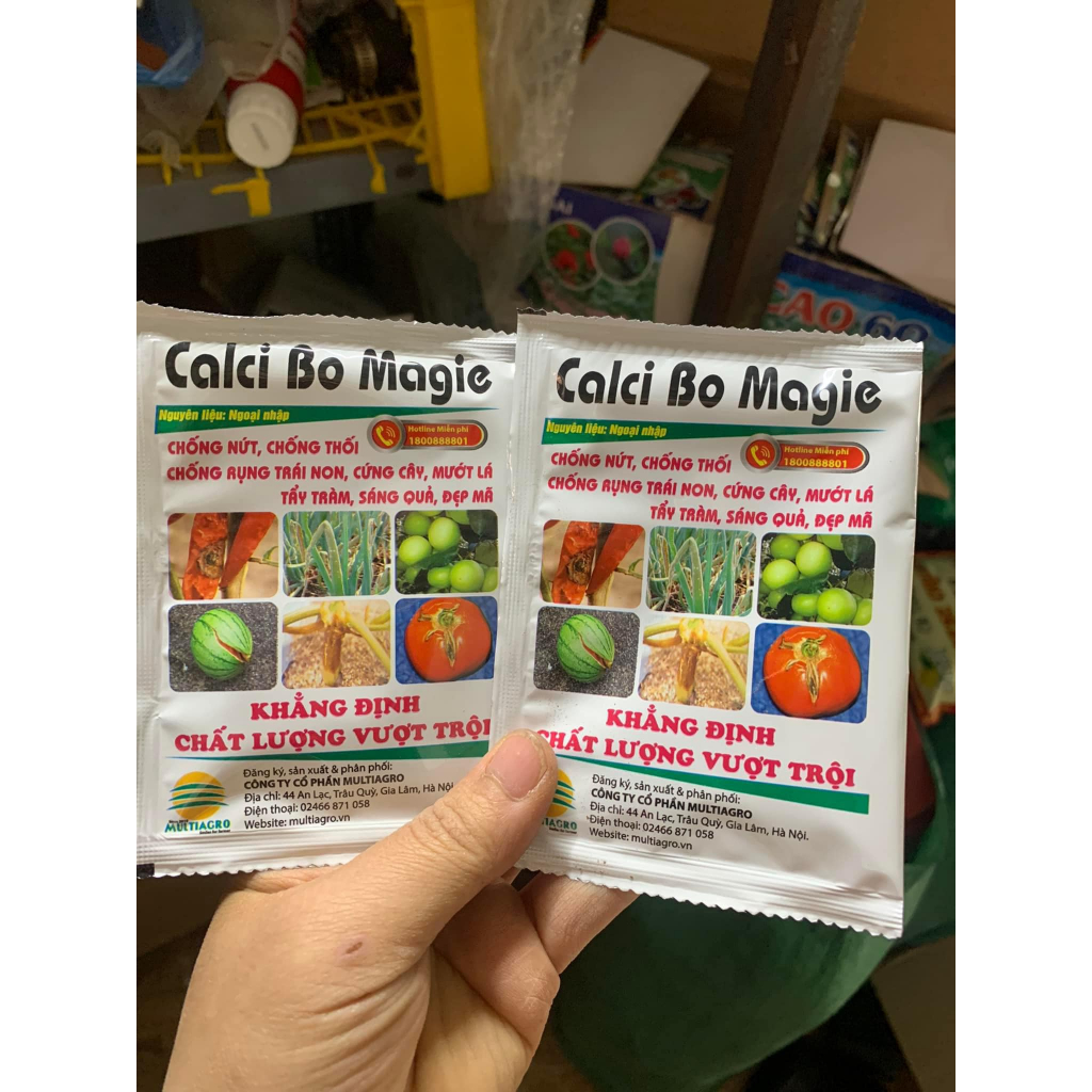 phân bón Canxi Bo Magie, tăng khả năng ra hoa đậu quả
