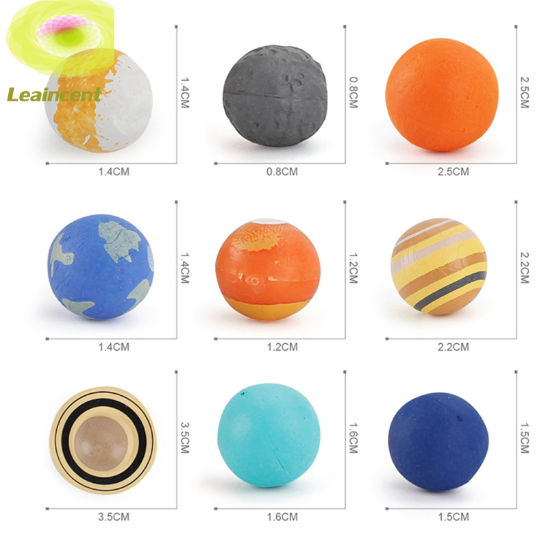 Leaincent Fast Delivery 9 Pcs set Simulation The Solar System Cosmic