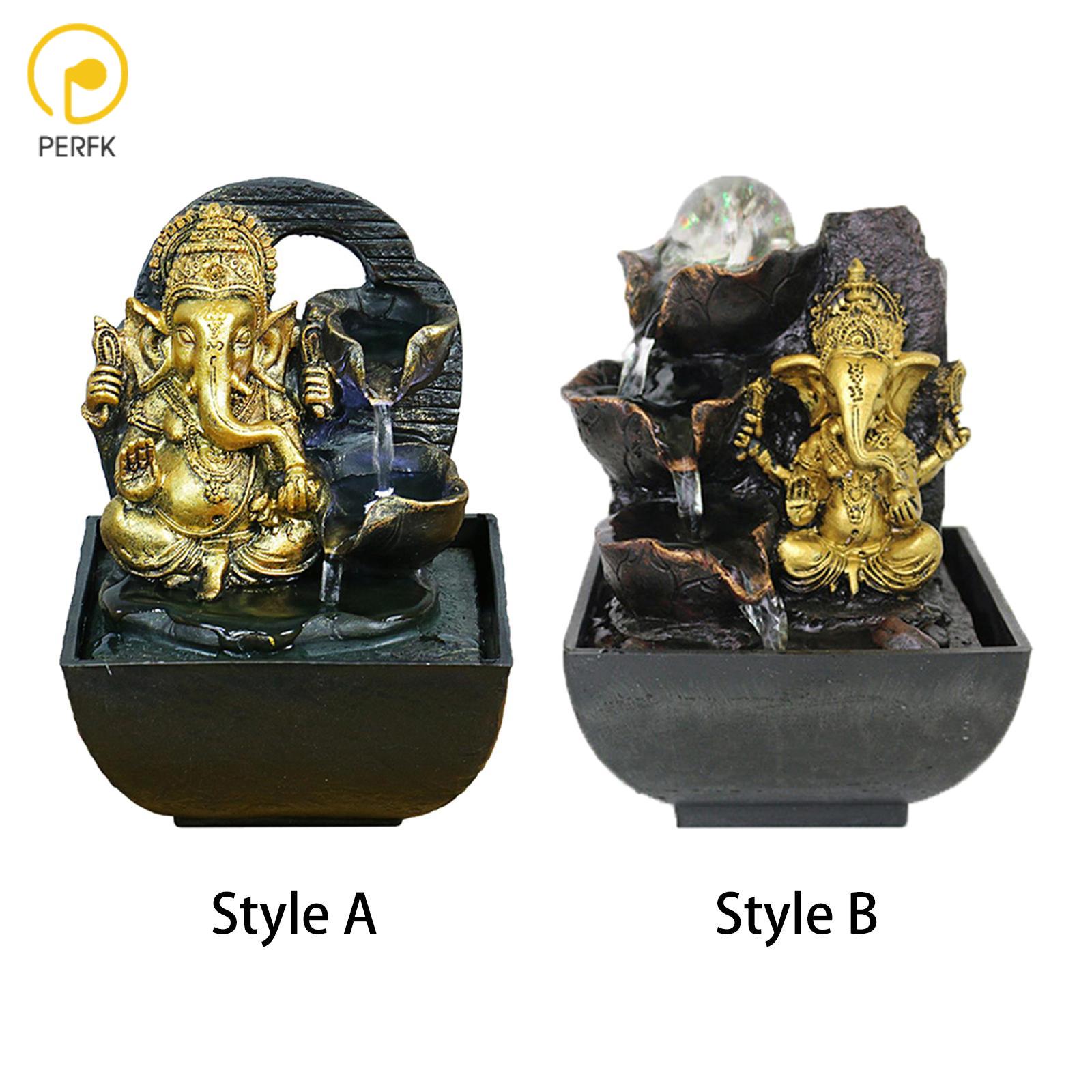 Statues Tabletop Water Waterfall Waterscape Decoration Water Feature Rock Waterfall for Home Office ราคา 2,695 บาท*ส่งฟรี