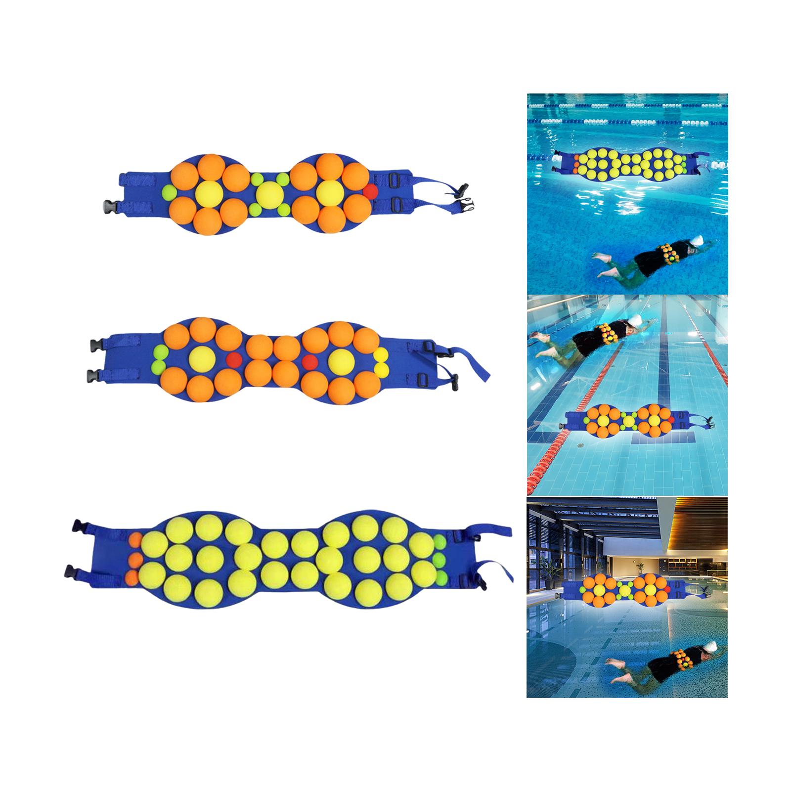 Back Floating Swim Belt Multifunctional Safety Buoyancy Training Waterproof Swimming Belt for Toddler Children Adult Equipmennt