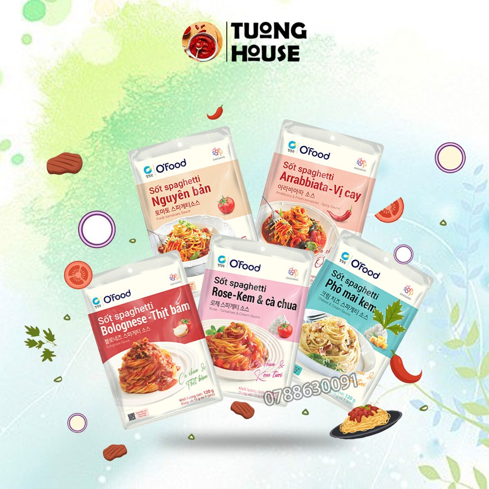 Sốt Spaghetti O'Food gói 120g