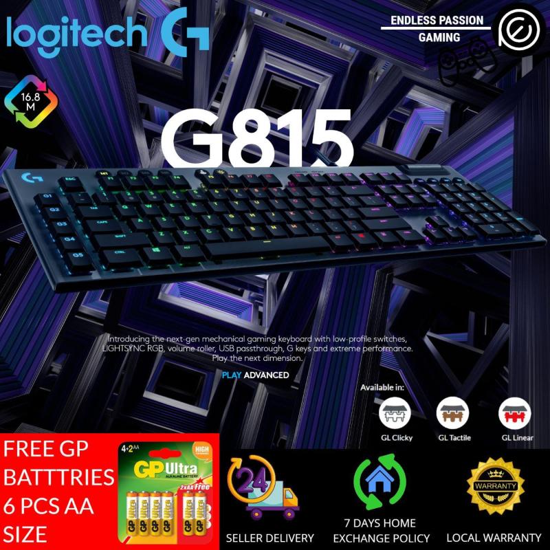 Logitech G815 LIGHTSYNC RGB MECHANICAL GAMING KEYBOARD Singapore