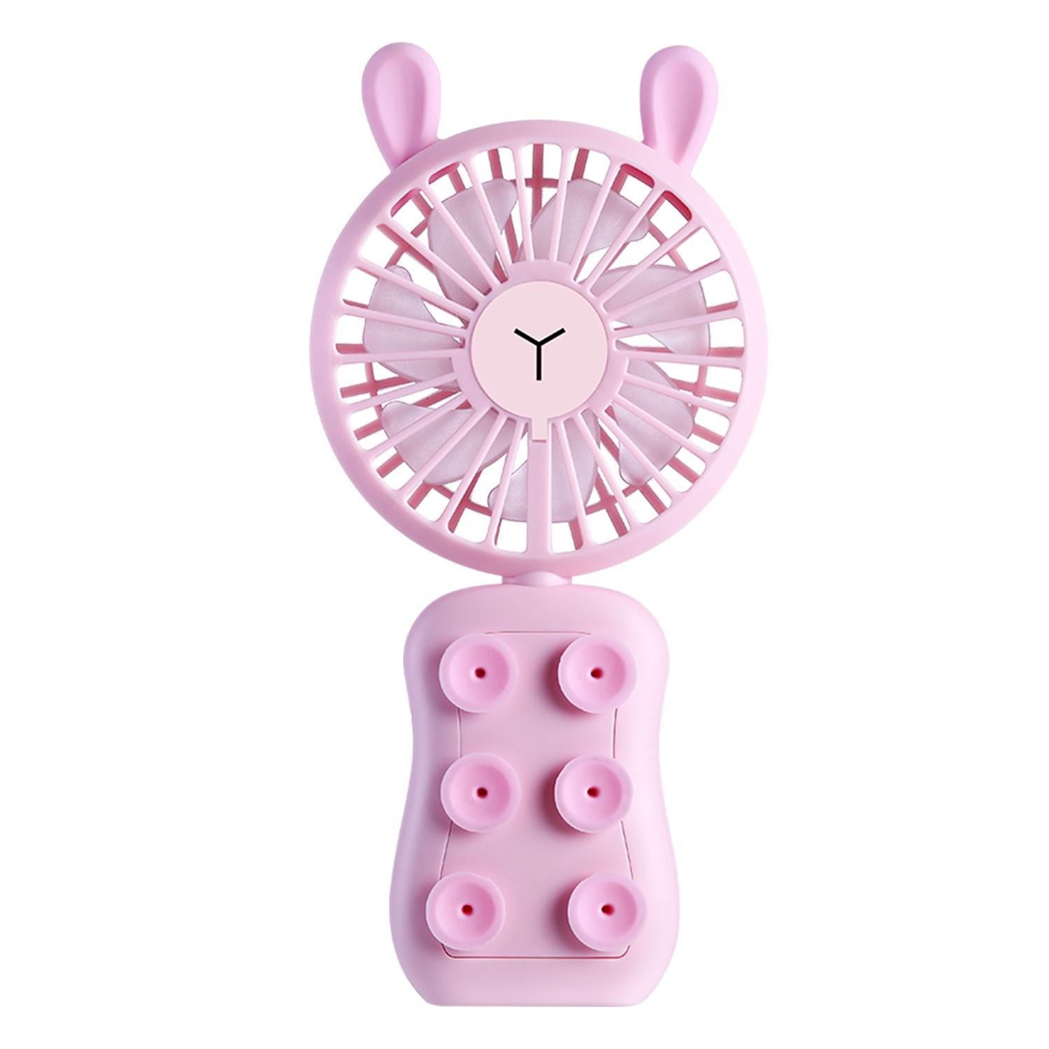 Mini Handheld Fan Personal Portable Desk Stroller Table Cute Small Cooling Foldable Electric For Office Room Outdoor Household Traveling