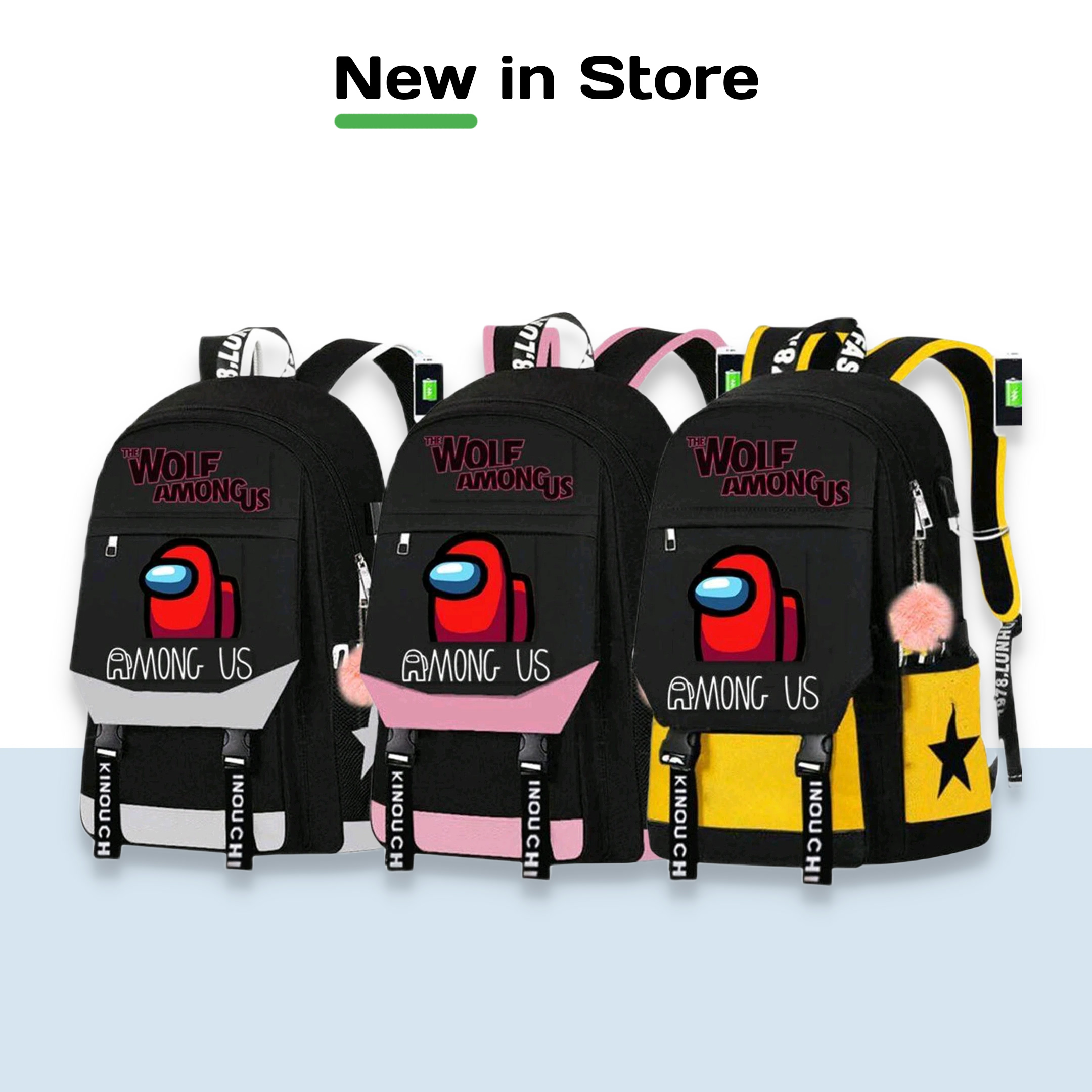 ransel among us sd - Membeli ransel 
