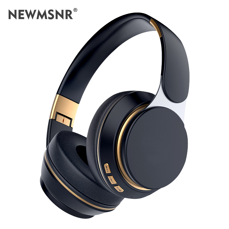 Newmsnr Stereo Surround Bass Bluetooth Headphones Built