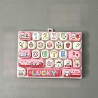 DAWEIF HOUSE 26 คีย์ keyboard keychain fidget ของเล่นเเก้เครียด fidget clicker พวงกุญแจคีย์บอร์ดแบบกลไก การออกแบบสร้างสรรค์ คีย์บอร์ดขนาดเล็ก ของเล่นกดนิ้ว ของเล่นกดนิ้ว จี้น่ารัก ของเล่นคีย์บอร์ดแบบกลไก อุปกรณ์ของขวัญ