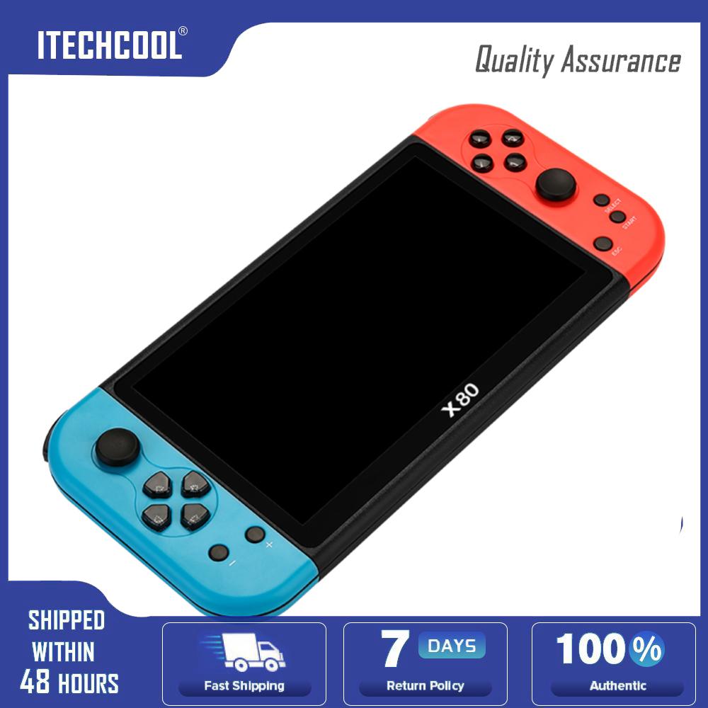 【HOT】Retro Video Game Console Player 7inch TFT Screen Wireless Game Machine 20000+Games Pocket Games Console for Kids Child ราคา 1,488 บาท*ส่งฟรี