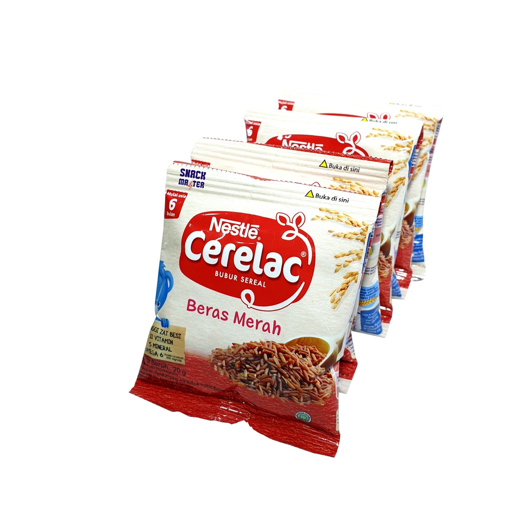 Nestle Cerelac Bubur Sereal Renceng - Netto 8 bks x 20 gr