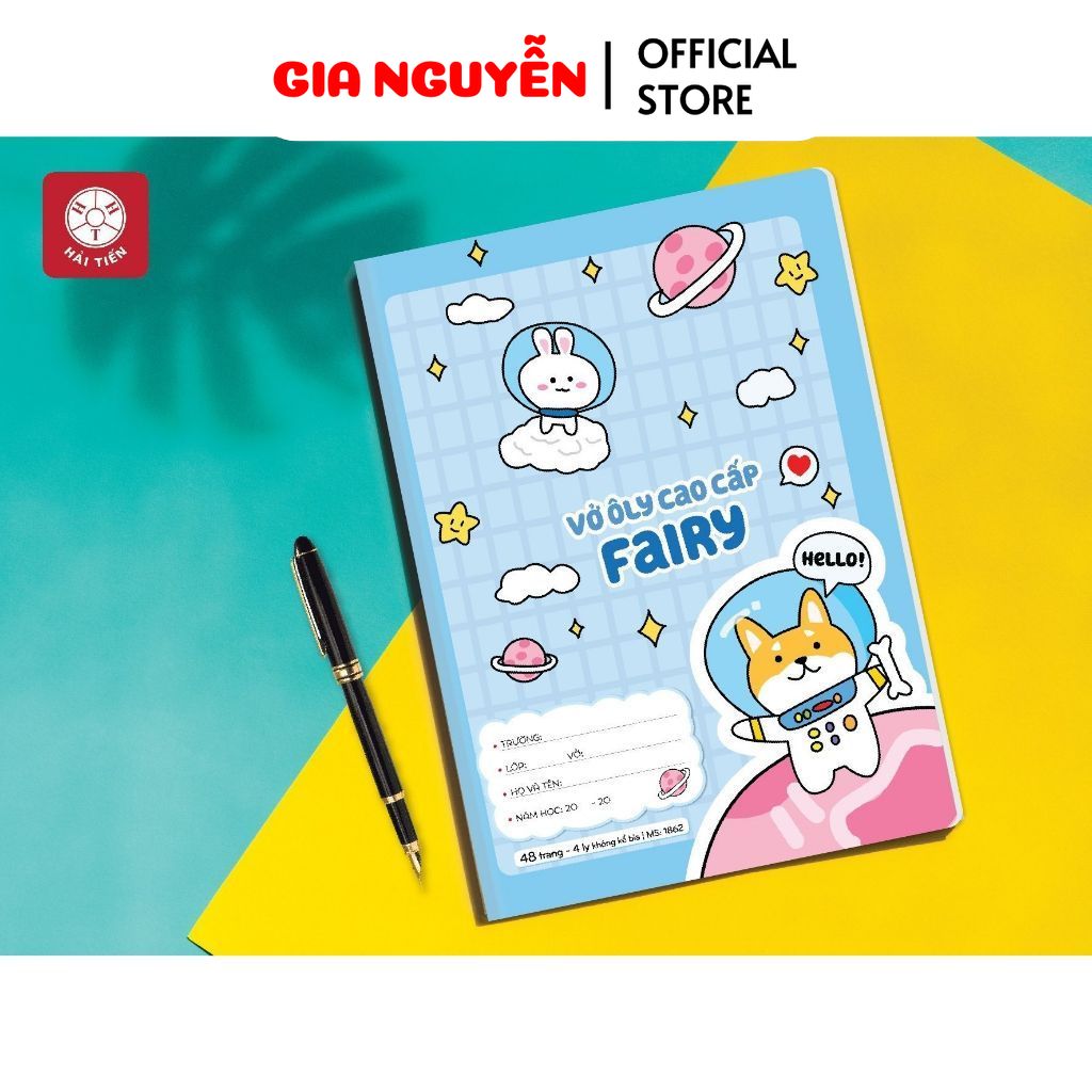 Gia Nguyễn - HẢI TIẾN Vở ô ly Cao cấp - Fairy (48,80 trang)