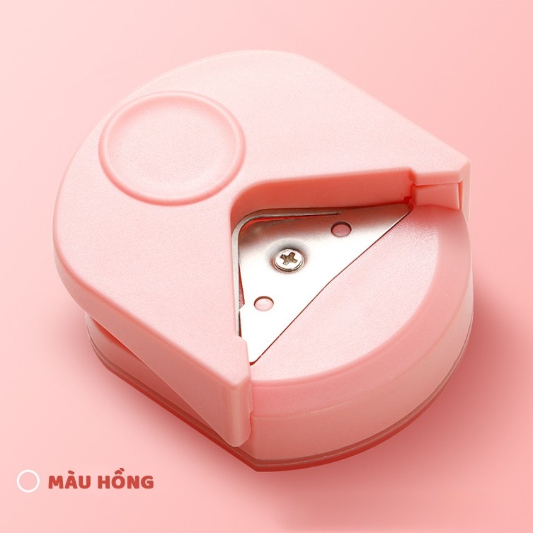 Dụng Cụ Cắt Bo Tròn Góc Giấy Kẹp Bấm Cắt Góc Giấy Mini Cắt Góc Ảnh Thẻ Card Làm Sổ Album StudyX