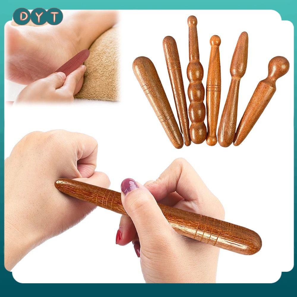 DYT Bằng gỗ Gậy massage huyệt đạo Đầu tròn mini Gậy massage cơ thể  Dụng cụ hỗ trợ làm đẹp máy massage để giảm mệt mỏi thể chất