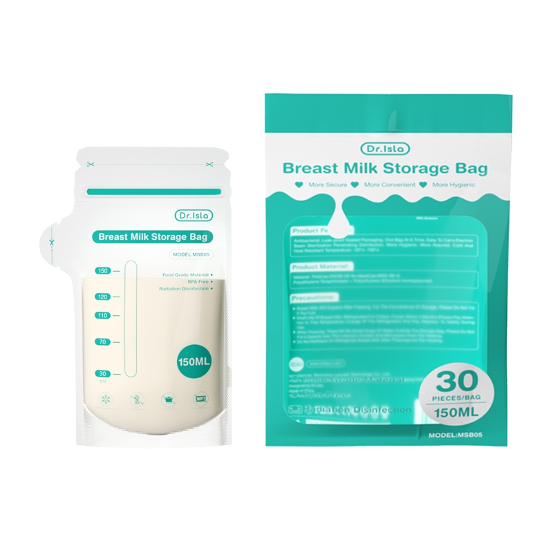 Dr.Isla Breast Storage Bags 10/30/100 Bags BPA-Free 150ml Breast Storage Bags MSB05