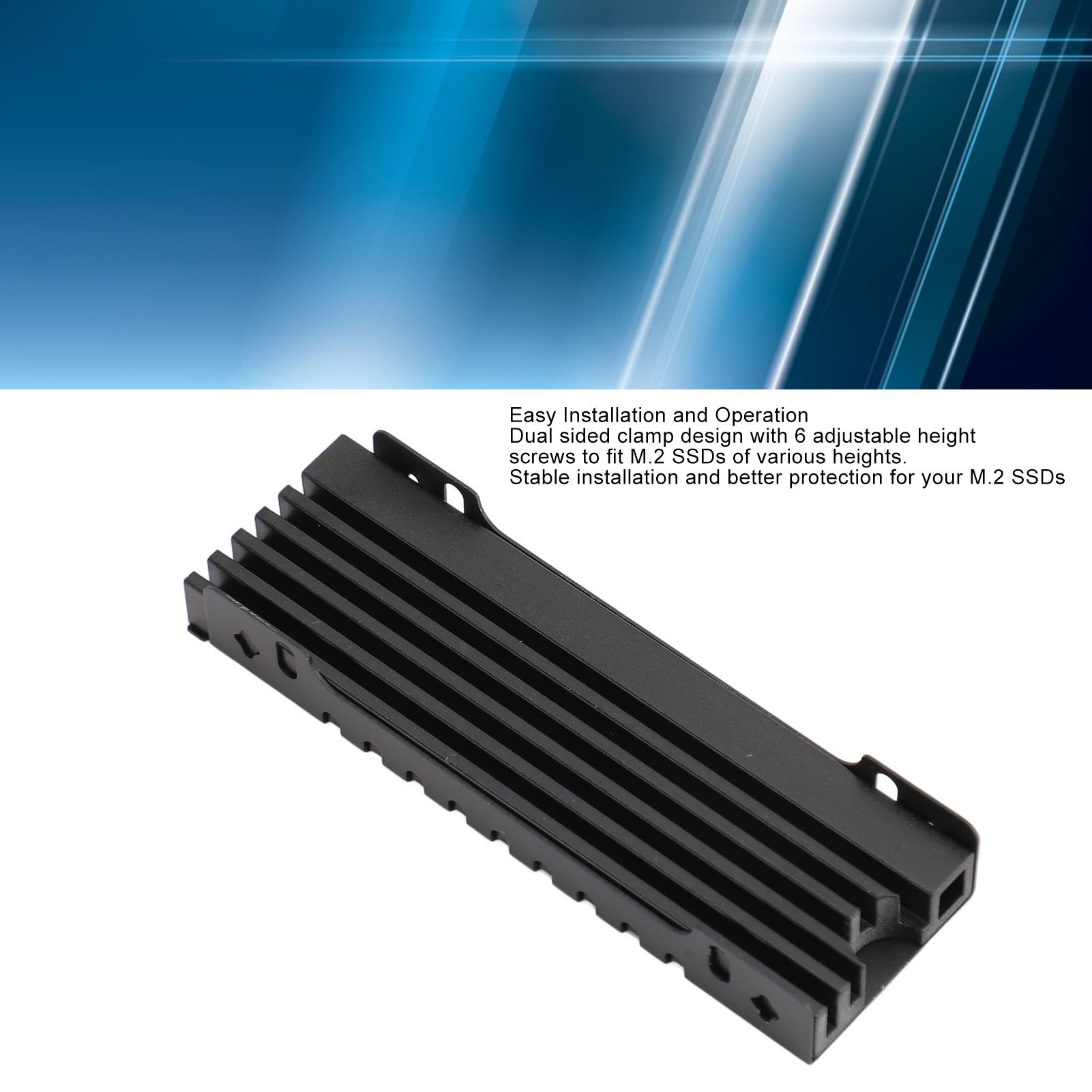 Garosa Hỗ trợ tản nhiệt SSD M.2 NVME 2280 Tản nhiệt SSD hai mặt đơn có miếng silicon nhiệt cho PC cho Slim Red Được thiết kế cho tản nhiệt SSD M.2 M.2 2280SSD Giá 130,000 Đồng*Miễn phí vận chuyển