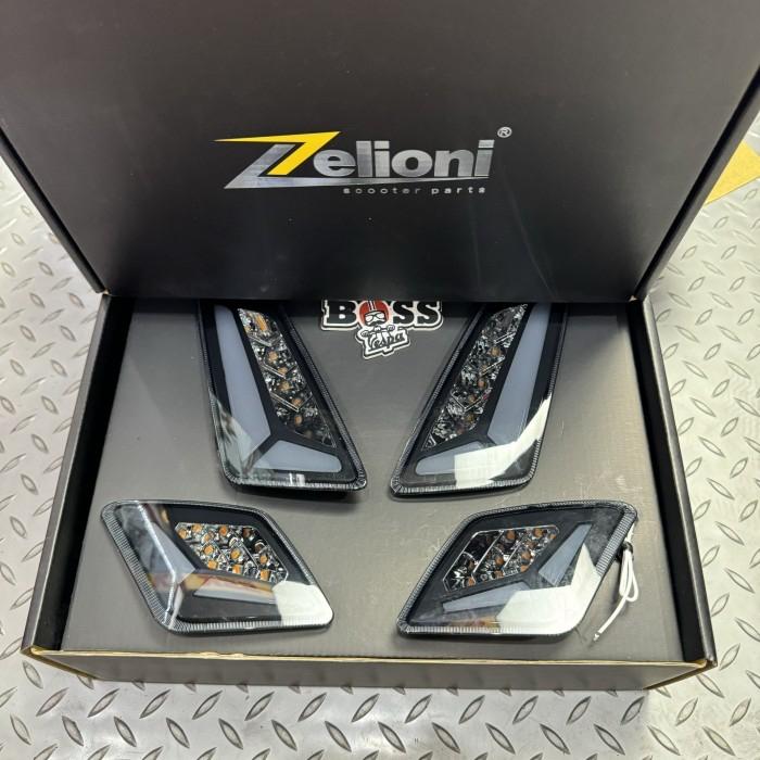INDICATOR SEIN LED SMOKE ZELIONI VESPA GTS GTV KEYLESS - DHIORA STORE Harga 7,509,000 rupiah*Gratis Ongkir