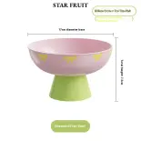 STAR FRUIT Bát trái cây tối giản hiện đại với thiết kế nơ dễ thương cho phòng khách và đồ ăn nhẹ