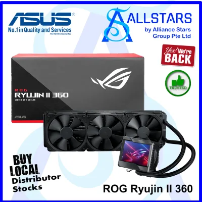 (ALLSTARS : We are Back / DIY CPU Cooler PROMO) ASUS ROG Ryujin II 360 CPU Cooler (Warranty 6years with BanLeong)