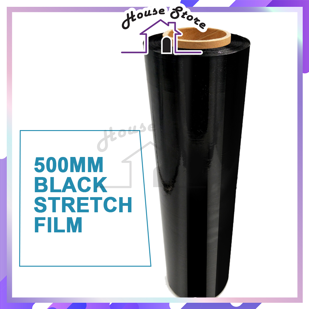 Black Stretch Film 500mm X 2.1KG