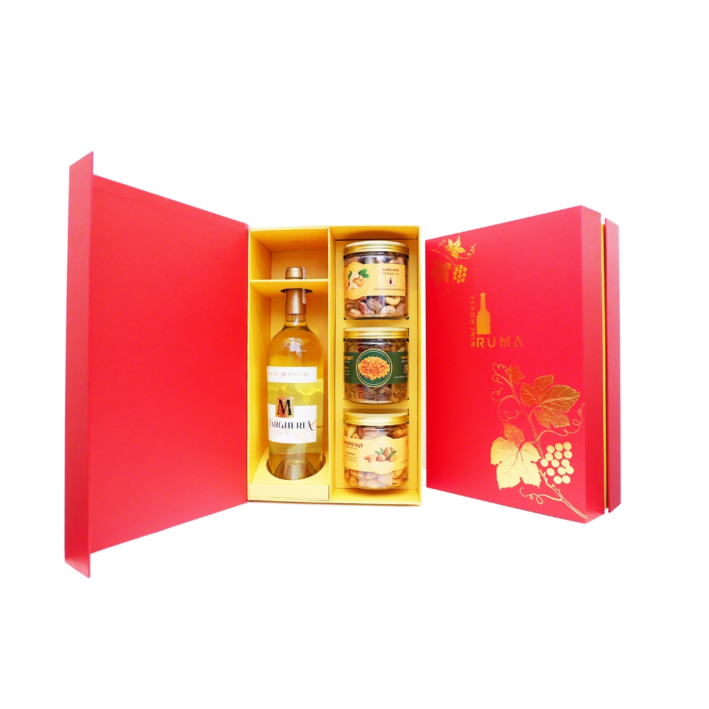 Set quà tặng doanh nghiệp Ruma vang trắng Úc Margheria chính hãng