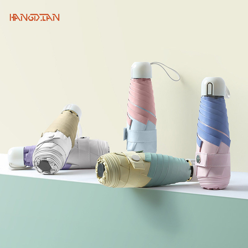 HANGDIAN Bền chắc và bền bỉ  Chặn 99% tia UV Chống gió và ô che mưa Thuận tiện mang theo ô dù che mư