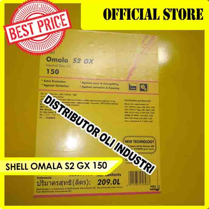 SHELL OMALA S2 G / GX 150 ( DRUM 209 L - FREE ONGKIR ) Giá 10,870,000 Đồng*Miễn phí vận chuyển
