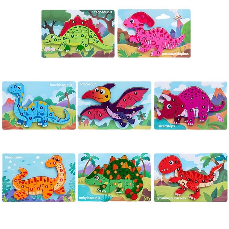 Dinosaur Puzzles Kids Puzzles Preschool Educational Puzzles Learning